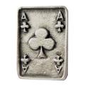 Ace Of Diamonds Playing Card Pewter Pin Badge - Hand Made in The United Kingdom