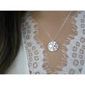 Judaica Stars & Sparkles Collection | Jewish Star Necklace Sterling Silver Swarovski Crystal Hand Stamped