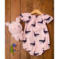 Pink, Whale, Baby/Todder Playsuit, Australian, Handmade