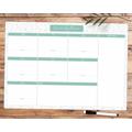 Weekly Planner Whiteboard, Dry Wipe Family Organiser, A4 Clean Meal Planner, Personalised Command Centre