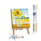 Sunflower in The Window | Easy Paint By Numbers Kit Free Shipping From California, Usa