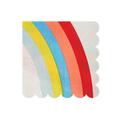 Small Rainbow Party Napkins//Party Tabledecorations//Unicorn Theme// First Birthday//Tableware//Party Supplies//Table Decoration