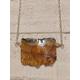 The Natural Citrine Slice Necklace On Sterling Silver