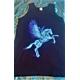 Cool Summer Vest For Men, Featuring Shining Pegasus in Blue