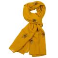 Ladies Girls Women's Glitter Bumble Bees Scarves Wraps Shawl Soft Scarf