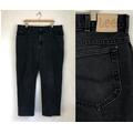 Vintage Mens Distressed Jeans | 90S Lee Faded Black Denim Size 42x30 42 Waist 30 Inseam