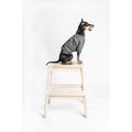 Dog Sweater/Jumper - Handmade Fleece Lined Sweatshirt For Dogs Dark Grey. Tripod Friendly