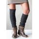 Leg Warmers, Knit Wool Leg Lambs Over The Knee Knitted Yoga & Dancer's Long Ribbed Boot Warmers