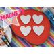 4 Pk Blank Heart Magnets, Paint Your Own Magnets