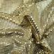 Gold American Knit Sequin Fabric 6mm Nylon Blend Colour 45
