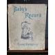 1898 Baby's Record Book