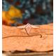Kite Engagement Ring, Bezel Set Natural Sunshine Stone Wedding Unique Art Deco Promise Ring For Her, Rose Gold Bridal Anniversary