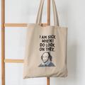 Shakespeare Tote Bag | Literary Gift Shopping I Am Sick When Do Look On Thee A Midsummer Nights Dream Insults