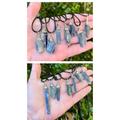 Raw Kyanite Cord Necklace, Pendant Necklace