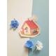 Birdhouse Cottagecore Sticker | Matte Paper-Like Sticker, Non-Waterproof, Cute Kawaii Aesthetic, Adorable Home Cottage, Birds Pastel