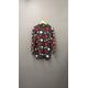 80S Spotty Long Sweater, Red Noses & Snowballs Festive Jumper, Plus Size Xl