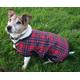 Waterproof Dog Coat, Fleece Lined - Royal Stewart Tartan All Sizes Available Made To Measure