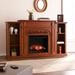 Chantilly Touch Screen Electric Fireplace w/ Bookcases - SEI Furniture FR8532