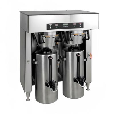 Bunn TITAN DBC Titan Dual Insulated Coffee Server Brewer w/ Faucet, 34 3/10 Gal/Hr, 120 208/3, Hot Water Faucet, Energy Saver Mode, Silver