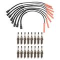 TRQ Ignition Kit Spark Plug & Wire Set Compatible with Ford F150 F250 F350 Pickup Truck 6.2