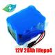 LiFepo4 12V 12.8V 20Ah Lithium Battery 12V with BMS for Golf Trolly Audio Speaker LED Light