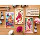Mermaid Bookmarks - Three Art Prints Of Mermaids & Mermen in Colored Inks 19 X 10 cm Set One Complimentary Colors