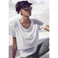 Funktionsshirt LASCANA ACTIVE "Digital Mauve" Gr. XL (48/50), weiß Damen Shirts Funktionsshirts