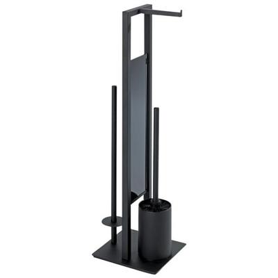 Wenko Stand WC-Garnitur »Rivalta« schwarz, 18x70 cm