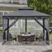 ABCCANOPY Patio Outdoor Gazebo for Double Roof Soft Canopy