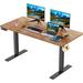 Latitude Run® Rashod 59" Electric Height Adjustable Standing Desk Wood/Metal in Black | 59 W x 24 D in | Wayfair 04D74F75363D4F02A41A8F08DE263B31