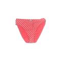 Sunsets Swimsuit Bottoms: Red Polka Dots Swimwear - Women's Size Large