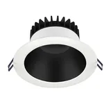 Lotus LED Lights Regressed Deep LED 6 Inch Round Recessed Trim - LD6R-5CCT-BR-WT