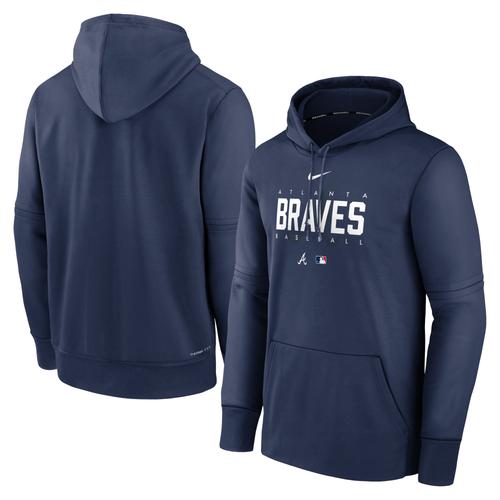 Atlanta Braves Nike Authentic Collection Pre Game Therma Hoodie – Herren