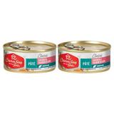 Chicken Soup for the Soul Indoor Chicken & Salmon Pate Wet Cat Food 5.5 oz. Cans (24 Count)