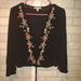 American Eagle Outfitters Tops | Ae, American Eagle, Crop Top, Sz Medium | Color: Black/Orange | Size: M