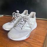 Adidas Shoes | Grey Adidas Tennis Shoes. Has Some Purple Details And Is Missing Insoles. | Color: Gray | Size: 8