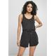 Jumpsuit URBAN CLASSICS "Urban Classics Damen Ladies Short Sleeveless Modal Jumpsuit" Gr. 4XL, US-Größen, schwarz (black) Damen Overalls