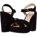 Kate Spade Shoes | Kate Spade Grace Platform Sandals Black Suede | Color: Black | Size: 11