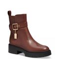 Coach Shoes | Coach Leather Buckled Booties Bnwt In Box | Color: Brown | Size: 7