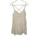 American Eagle Outfitters Dresses | American Eagle Short Romper Small Cream Spaghetti Strap Built In Shorts Flowy | Color: Cream | Size: S