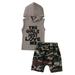 Qufokar Baby Girl 8 Girl Outfits Tops Shorts Hoodie Baby Outfits Set Camouflage Kids Toddler Letter Boys Print Girls Outfits&Set