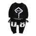 Qufokar Ropa De Bebe NiÃ±o 6Months Baby Boy Girl Boy Kid Tops+Pants Set T-Shirt Printing Baby Toddler Outfits Clothes Letter Boys Outfits&Set