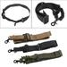 Mairbeon 1 Single Point Outdoor Adjustable Bungee Sling Strap System Hook Buckle Rope