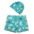 Uccdo Little Boys Swim Trunks Toddler Boy Beach Shorts Boardshorts Quick Dry Beach Swim Shorts Big Boys Elastic Drawstring Bathing Suit Swimwear Size 3-12 Years