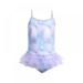 URMAGIC Toddler Girls Mermaid Swimsuits Bathing Suits Kid Girl One Piece Swimwear Tankini with Ruffle Tulle Frill 1-6 Years