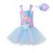 Qufokar Baby Boy Easter Dressed for Girls Toddler Kids Girls Cartoon Role Play Fancy Hairband Mesh Tulle Princess Dress