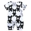 Qufokar Infant Coats for Boys 6-12 Months Dress Boys Baby Cartoon Toddler Kids Summer Clothes Boys Print Outfit Jumpsuit Romper Boys Romper&Jumpsuit