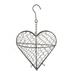 RABBITH Heart Shape Hanging Planter Metal Artificial Plant Flower Pots Storage Basket Wall Succulent Plants Holder with Hook
