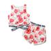 Qufokar Trendy Baby Girl Clothes Baby Blankets for Girls Toddler Kids Girls Clothes Casual Floral Sunflower Sleeveless Top Floral Shorts 2Pcs Outfits Set