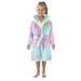 Qufokar Baby Pajamas 18 Months Toddler for Girls Clothes Toddler Kids Baby Boys Girls Soft Fleece Tie Dye Pajamas Sleepwear Flannel Warm Hooded Towel Bathrobe Robe